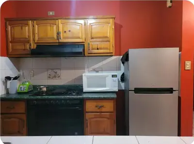 Una cocina o zona de cocina en Habitaciones Comfort Centricas Durango