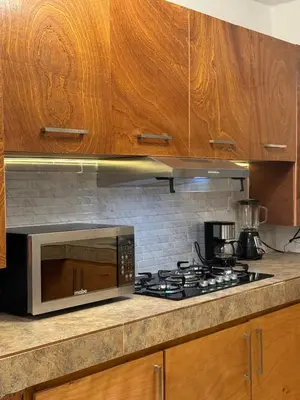 Una cocina o zona de cocina en Departamento Equipado - check-in Autonomo - breakfast kit