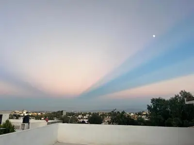 Amanecer o atardecer desde la casa o chalet o alrededores