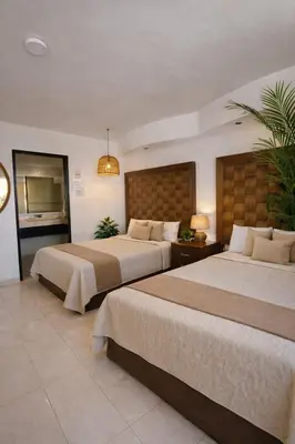 Cama o camas de una habitación en Zona Dorada Living