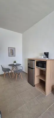 Una cocina o zona de cocina en Suites EL FARO San Carlos