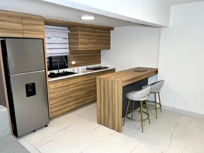 Una cocina o zona de cocina en Garmendia1 New Downtown Ground Floor Apartment