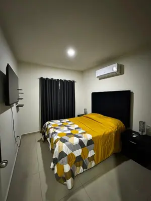 Cama o camas de una habitación en Casa en Privada con Alberca!