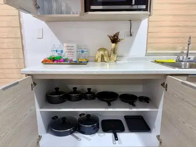 Una cocina o zona de cocina en Casa Marsella Privada y Moderna 1