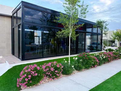 Jardín al aire libre en Casa Marsella 2 Privada y Moderna