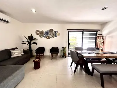 Zona de estar de Azul Pacifico Amplia casa familiar para disfrutar