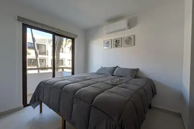 Cama o camas de una habitación en Oceanna 333 Hermoso departamento en cerritos