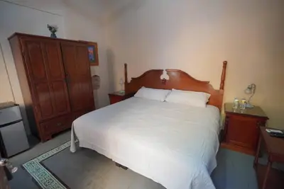 Cama o camas de una habitación en Habitacion Faro
