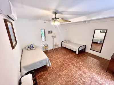 Cama o camas de una habitación en Habitacion Carnaval