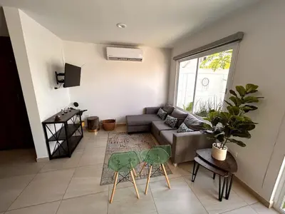 Zona de estar de Almarena Casa familiar para descansar y relajarse