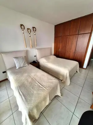 Cama o camas de una habitación en Horizon Azul Pacifico Lujo frente Playa y Malecón