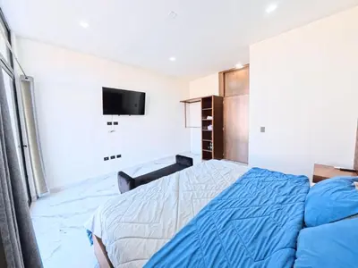 Cama o camas de una habitación en Departamento Vila Nova