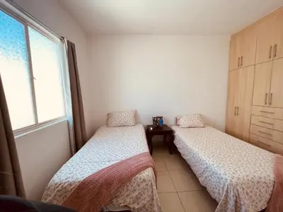 Cama o camas de una habitación en Casa en fraccionamiento privado