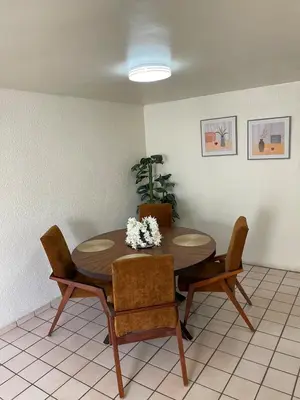 Zona de estar de Casa céntrica con estacionamiento para 5 huéspedes