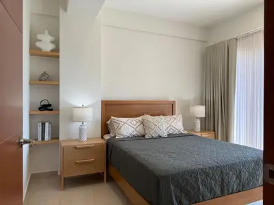 Cama o camas de una habitación en A Unas Calles del Malecon, Con Alberca en el Roof