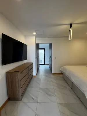 Cama o camas de una habitación en Penthouse Panoramic Terrace, San Felipe