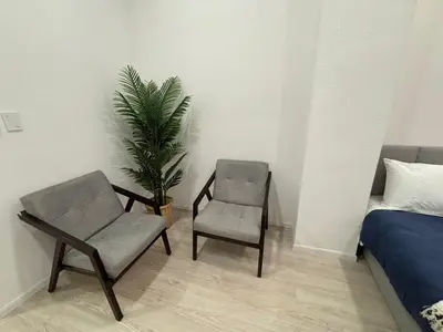 Zona de estar de Borunda Suites