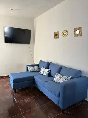Una televisión o centro de entretenimiento en Modern 2-Bedroom House in Guaymas