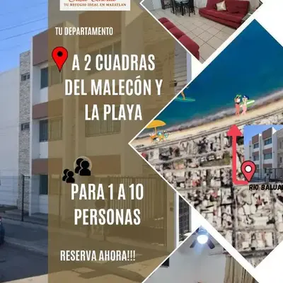 Ideal location! Apartment 2 blocks from the Malecón