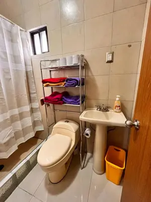 Un baño de Depa Familiar