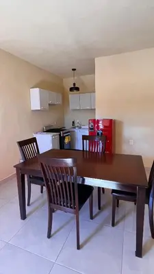 Una cocina o zona de cocina en Depa Familiar
