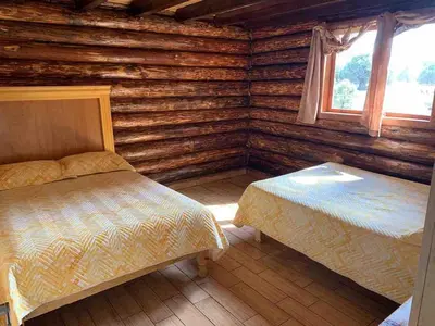 Cama o camas de una habitación en Mexiquillo - La Fogata - Cabin #5