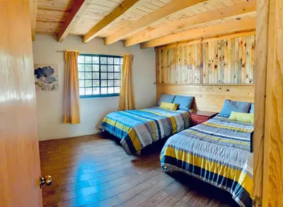 Cama o camas de una habitación en Mexiquillo - La Fogata - Cabin #3