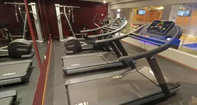 Gimnasio o instalaciones de fitness de Bluu Hotel Aeropuerto Monclova-Frontera