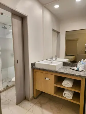 Un baño de Bluu Hotel Aeropuerto Monclova-Frontera