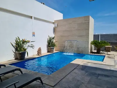 Piscina en o cerca de Bluu Hotel Aeropuerto Monclova-Frontera