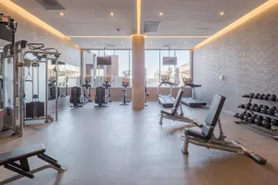 Gimnasio o instalaciones de fitness de Courtyard by Marriott Chihuahua