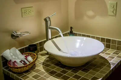 Un baño de Bugambilias Suites