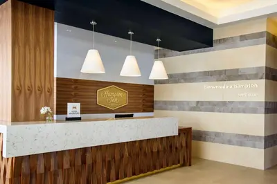 El vestíbulo o zona de recepción de Hampton Inn Piedras Negras