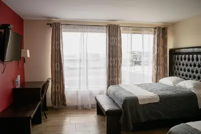 Cama o camas de una habitación en Apple Inn