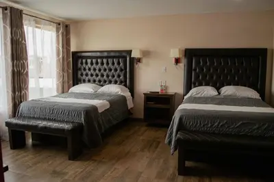 Cama o camas de una habitación en Apple Inn