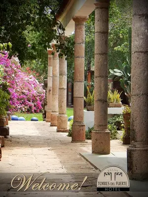 Jardín al aire libre en Hotel Torres Del Fuerte