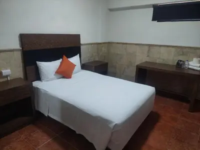 Cama o camas de una habitación en Bed Bed Hotel Abasolo