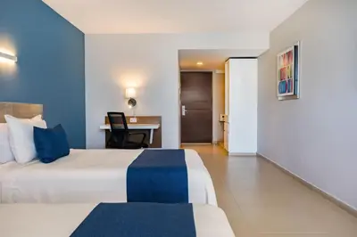 Cama o camas de una habitación en Star Palace Beach Hotel