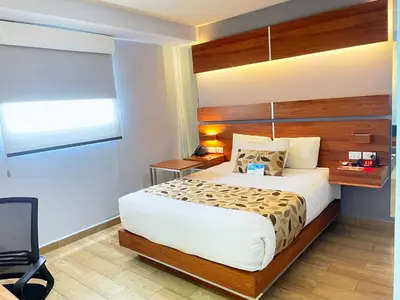 Cama o camas de una habitación en Sleep Inn Hermosillo