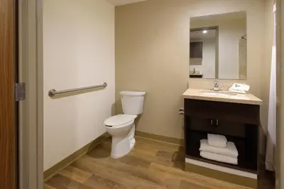 Un baño de Extended Suites Ciudad Juarez Consulado