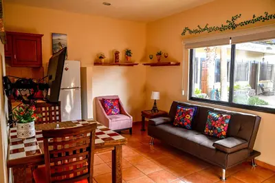 Zona de estar de Hotel Casa Mangos Loreto