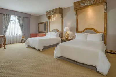 Cama o camas de una habitación en Casa Mayor Saltillo, Hotel Hacienda