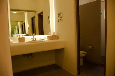 Un baño de Hacienda 1800