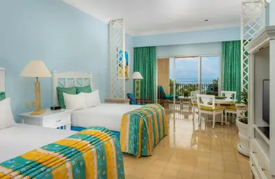 Cama o camas de una habitación en Pueblo Bonito Emerald Bay Resort & Spa - All Inclusive