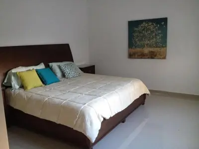 Cama o camas de una habitación en Departamento de Lujo en Mazatlan