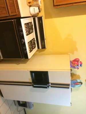 Una cocina o zona de cocina en Blanquita Apartment