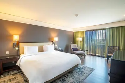 Cama o camas de una habitación en Hotel Lucerna Culiacan
