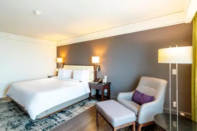 Cama o camas de una habitación en Hotel Lucerna Culiacan