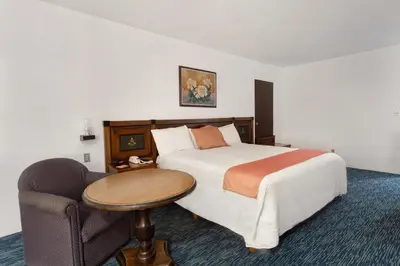 Cama o camas de una habitación en Hotel San Jorge