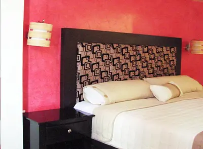 Cama o camas de una habitación en Hotel Inn Plaza del Ángel Chihuahua